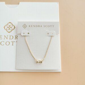 Kendra Scott Juliette Collection. Gold White Crystal Necklace
